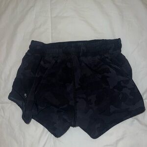 Black Camo Lululemon Athletic Shorts